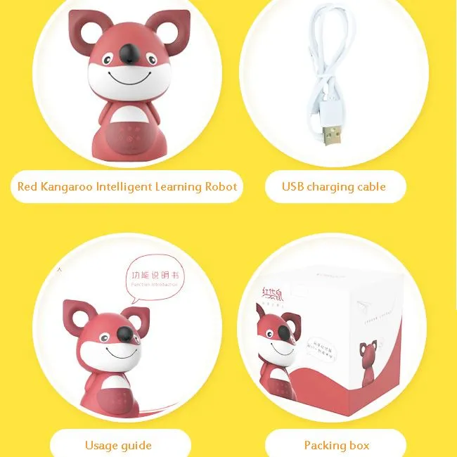 China Factory Wholesale Smart Learning Interactive Machine Kids Early Education Intelligent Toys AI Audio Educational Robot